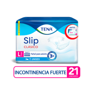 PAÑAL TENA SLIP CLASICO TALLA L UNISEX - PQTE x 21 UND