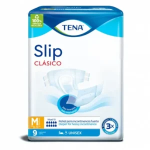 PAÑAL TENA SLIP CLASICO TALLA M - PQTE x 9 UND