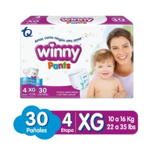 PAÑAL WINNY PANTS ETAPA 4 / XG - BOLSA x 30 PAÑALES