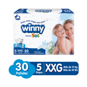 PAÑAL WINNY ULT/SEC ETAPA 5 - BOLSA x 30 PAÑALES
