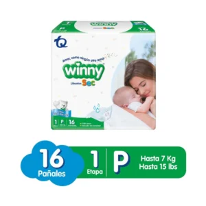 PAÑAL WINNY ULTRAT/SEC ETAPA 1 - BOLSA x 16 PAÑALES
