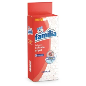 PAÑUELOS FAMILIA CUIDADO GRIPAL - CAJA DISPENS. x 10 BOLSILLOS x 10 PAÑUELOS DE 4 HORAS