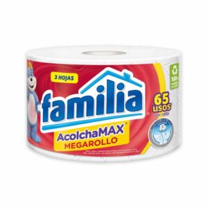 PAPEL HIGIENICO FAMILIA ACOLCHAMAX MEGA ROLLO TRIPLE HOJA x UND
