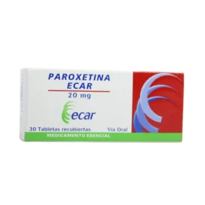 PAROXETINA 20 MG - CAJA x 10 TAB