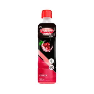 PEDIALYTE 30 MEQ CON ZINC SLN ORAL - BOTELLA x 500 ML - SABOR CEREZA