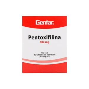 PENTOXIFILINA 400 MG - CAJA x 30 TAB LIB. PROLONG.