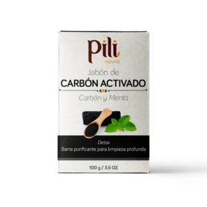 PILI JABON DE CARBON ACTIVADO - BARRA x 100 GR