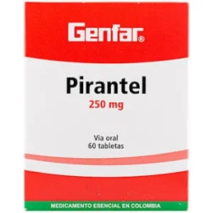 PIRANTEL PAMOATO 250 MG - CAJA x 60 TAB