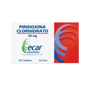 PIRIDOXINA 50 MG - CAJA x 100 TAB