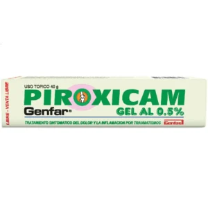 PIROXICAM 0.5% GEL TOPICO - TUBO x 40 GR