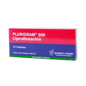 PLURIGRAM 500 MG - CAJA x 10 TAB