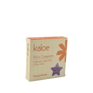 POLVO FACIAL COMPACTO KALOE # 7 SATINADO CON CALENDULA ALOE VERA & FILTRO SOLAR - ESTUCHE x 15 GR