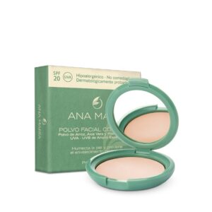 POLVO FACIAL COMPACTO SPF 20 PERLA CON POLVO DE ARROZ & ALOE VERA - ESTUCHE x 15 GR