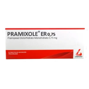 PRAMIXOLE ER 0.75 MG - CAJA x 10 TAB DE LIB. PROLONG.