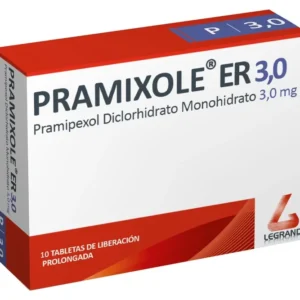 PRAMIXOLE ER 3 MG - CAJA x 10 TAB DE LIB. PROLONG.