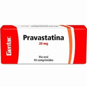 PRAVASTATINA 20 MG - CAJA x 10 TAB