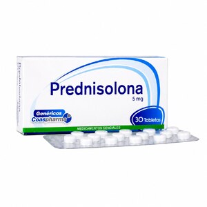 PREDNISOLONA 5 MG - CAJA x 30 TAB