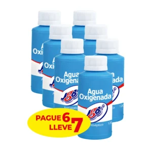 PREPACK AGUA OXIGENADA PAGUE 6 LLEVE 7 x 120 ML - OFERTA ESPECIAL