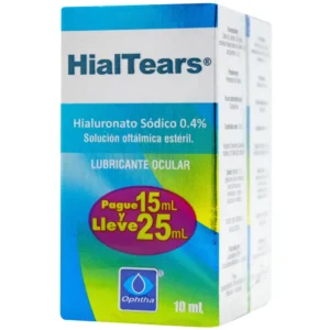 PREPACK HIALTEARS SOLUCION OFTALMICA 1 FCO x 15 ML + 1 FCO x 10 ML