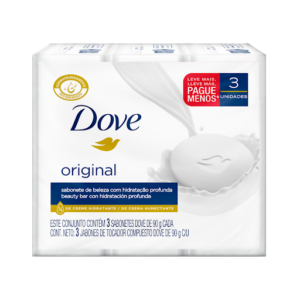 PREPACK JABON DOVE ORIGINAL - PAQUETE x 3 BARRAS x 90 GR C/U