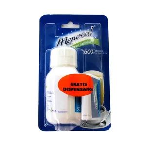 PREPACK MENOCAL - FCO x 500 TAB GTS DISPENSADOR x 100 TAB - OFERTA ESPECIAL - - AZUL