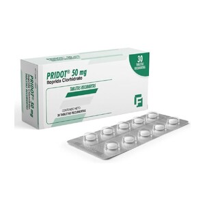 PRIDOT 50 MG - CAJA x 30 TAB RECU