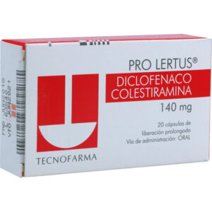 PROLERTUS 140 MG - CAJA x 20 CAP