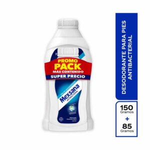 PROMO PACK TALCO MEXSANA POLVO DESOD. ANTIBACT. - FCO x 150 G + FCO x 85 G