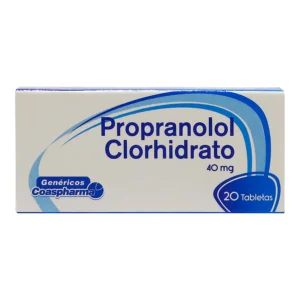PROPRANOLOL 40 MG - CAJA x 20 TAB