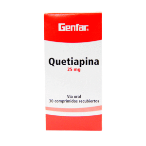 QUETIAPINA 25 MG - CAJA x 30 TAB