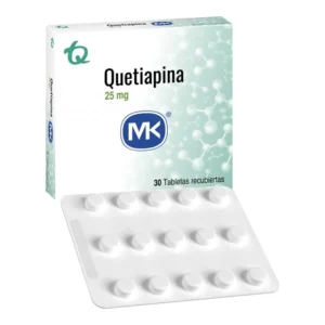 QUETIAPINA 25 MG - CAJA x 30 TAB REC.