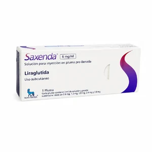 REFRIGERADO-SAXENDA 6 MG/ML - CAJA x 1 PLUMA PRELLEND. x 3 ML