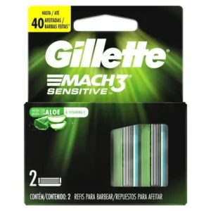 REPUESTO GILLETTE MACH3 SENSITIVE x 2 UND