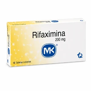 RIFAXIMINA 200 MG - CAJA x 12 TAB CUBIERTAS