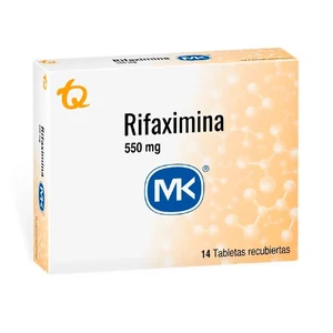 RIFAXIMINA 550 MG - CAJA x 14 TAB REC.