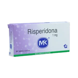 RISPERIDONA 1 MG - CAJA x 20 TAB