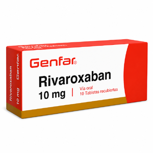 RIVAROXABAN 10 MG - CAJA x 10 TAB REC
