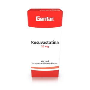 ROSUVASTATINA 20 MG - CAJA x 28 COMP. REC.