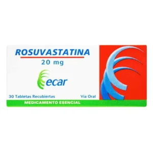 ROSUVASTATINA 20 MG - CAJA x 30 TAB