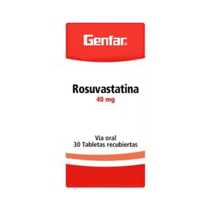 ROSUVASTATINA 40 MG - CAJA x 30 TAB REC.