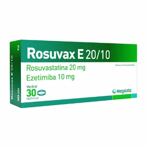 ROSUVAX E 20 MG/10 MG - CAJA x 30 TAB