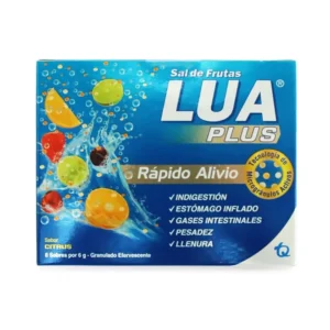 SAL DE FRUTAS LUA PLUS - CAJA x 8 SOB x 6 GR C/U - SABOR CITRUS