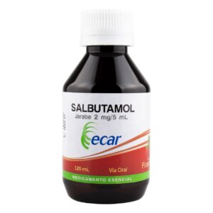 SALBUTAMOL 2 MG/5 ML JBE - FCO x 120 ML