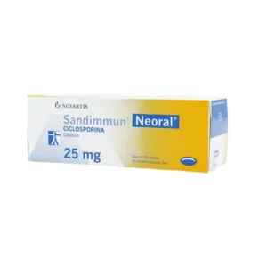 SANDIMMUN NEORAL 25 MG - CAJA x 50 CAPS BLANDA