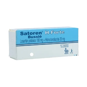 SATOREN H FORTE 100 MG/25 MG - CAJA x 30 TAB