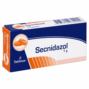 SECNIDAZOL 1 GR - CAJA x 2 TAB