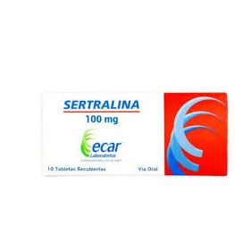 SERTRALINA 100 MG - CAJA x 10 TAB