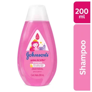 SHAMPOO J&J GOTAS DE BRILLO - FCO x 200 ML