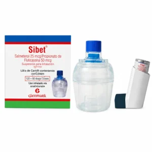 SIBET 25 MCG/50 MCG INH BUCAL - FCO x 120 DOSIS + INHALOCAMARA