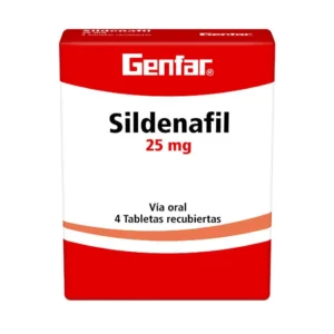 SILDENAFIL 25 MG - CAJA x 4 TAB